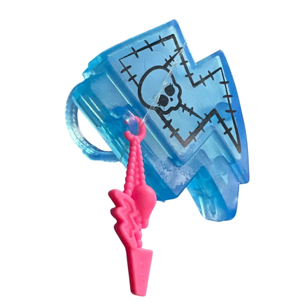 Monster High Frankie Stein G3 Blue Lightning Bolt Backpack Accessory